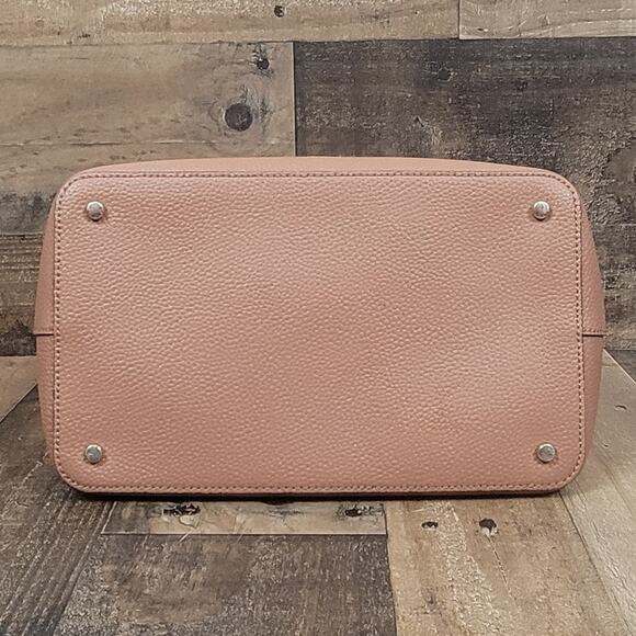 Kate Spade Bag New York Leonard Street Mariel Bucket Shoulder Purse Brown Blush - Picture 6 of 12